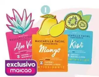Maicao SPRING NATURAL Mascarillas Faciales, Variedades oferta