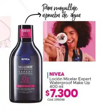 Maicao NIVEA Loción Micelar Expert Waterproof Make Up 400 ml oferta