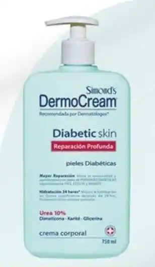 Maicao DERMOCREAM Crema Corporal Diabetic Skin 750 ml oferta
