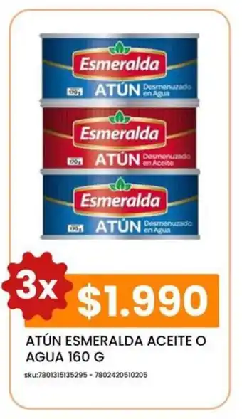 Cugat ATÚN ESMERALDA ACEITE O AGUA 160 G x 3 oferta