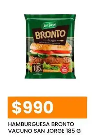 Cugat HAMBURGUESA BRONTO VACUNO SAN JORGE 185 G oferta