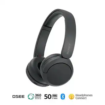 Abcdin Audífonos Bluetooth Over Ear Sony WH-CH520/BZ Negros oferta