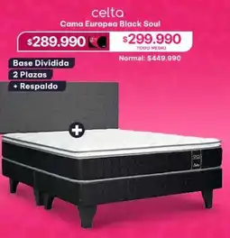 Abcdin Celta - cama europea black soul oferta