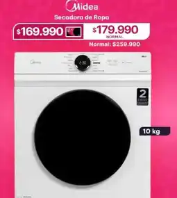 Abc Midea - secadora de ropa oferta