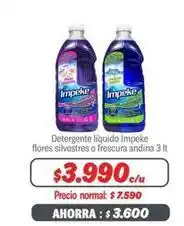 Mayorista 10 Impeke - detergente líquido flores silvestres o frescura andina oferta