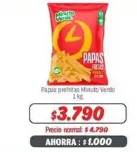 Mayorista 10 Minuto verde - papas prefritas oferta