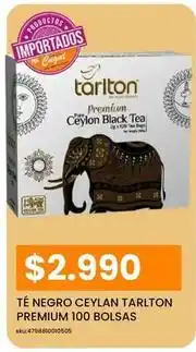 Cugat Cugat - té negro tex tranch premium 100 bolsas oferta