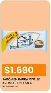 Cugat Giselle - jabon barra aromo 3 un oferta