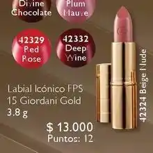Oriflame Giordani - labial icónico fps 15 gold oferta