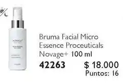 Oriflame Essence - bruma facial micro proceuticals novage+ 100 ml oferta