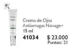 Oriflame Novage - crema de ojos antiarrugas + oferta