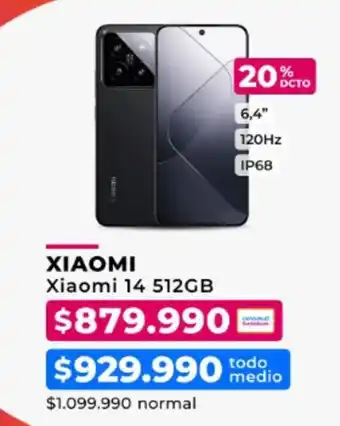 Paris Xiaomi - 14 512gb oferta
