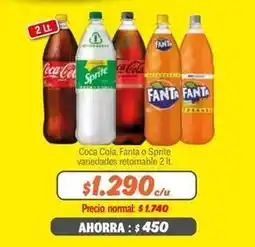 Mayorista 10 Fanta - o sprite oferta