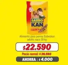 Mayorista 10 Sabrokan - alimento para perros adulto saco oferta