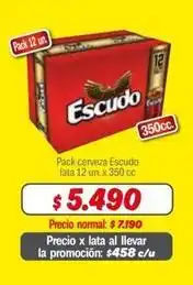 Mayorista 10 Escudo - pack cerveza oferta