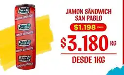 Comercial Castro San pablo - jamon sandwich oferta