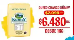 Comercial Castro Kúmey - queso chanco oferta