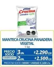 Alvi Panadera - manteca crucina vegetal oferta