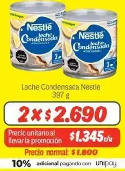Mayorista 10 Leche Condensada Nestle 2x397g oferta