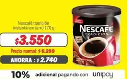 Mayorista 10 Nescafé tradición instantáneo tarro 170g oferta