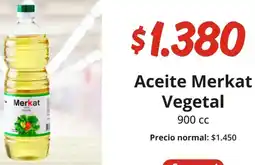 Unimarc Aceite Merkat Vegetal 900cc oferta