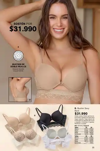 Leonisa Bustier Sexy Back oferta