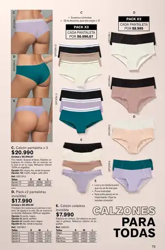 Leonisa Calzón pantaleta x 3 oferta