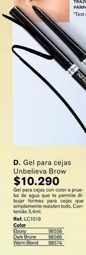 Leonisa Gel para cejas unbelieva brow oferta