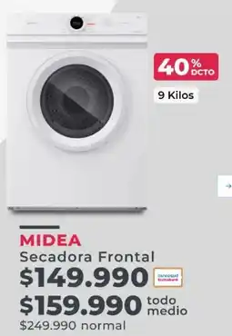 Paris Midea - secadora frontal oferta