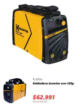 Imperial Krafter Soldadora inverter ecn-120p oferta