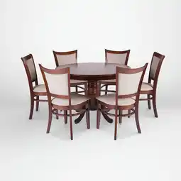 Abcdin Juego de Comedor CIC Calabria 6 Sillas oferta