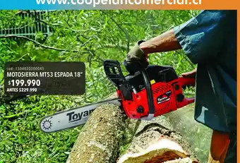Coopelan Motosierra mt53 espada 18" oferta