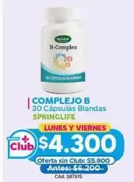 Ocalha Club - complejo b 30 cápsulas blandas oferta