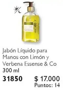 Oriflame Jabón Líquido para Manos con Limón y Verbena Essense & Co 300 ml oferta