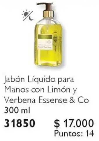 Oriflame Jabón Líquido para Manos con Limón y Verbena Essense & Co 300 ml oferta
