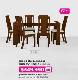 Ripley Ripley - juego de comedor home oferta