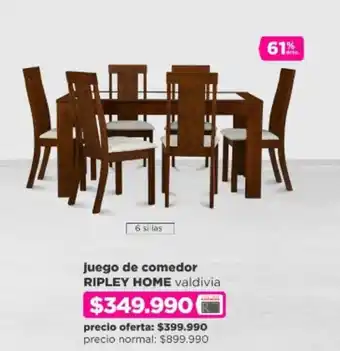 Ripley Ripley - juego de comedor home oferta