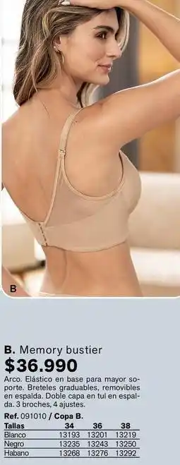 Leonisa Memory bustier oferta