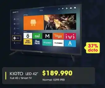 Abcdin Kiqto LED 42" Full Hd/Smart TV oferta