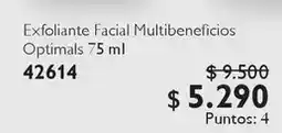 Oriflame Optimals - exfoliante facial multibeneficios oferta