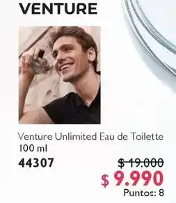 Oriflame Venture unlimited eau de toilette oferta