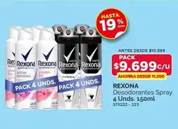 Preunic Rexona - desodorantes spray oferta