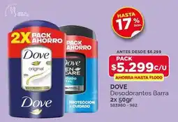 Preunic Dove - desodorantes barra oferta