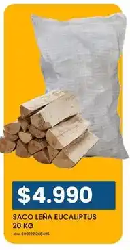 Cugat Saco leña eucaliptus 20 kg oferta