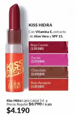 Avon Kiss hidra lápiz oferta