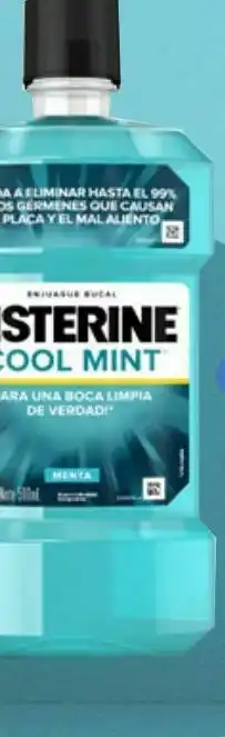 Salcobrand Enjuague bucal listerine® cool mint x 500 ml oferta