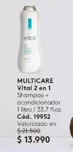 Ésika Vital - multicare 2 en 1 oferta