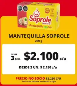Alvi Soprole - mantequilla oferta