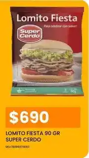 Cugat Fiesta - lomito 90 gr super cerdo oferta