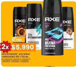 Cugat Axe - desodorante spray oferta